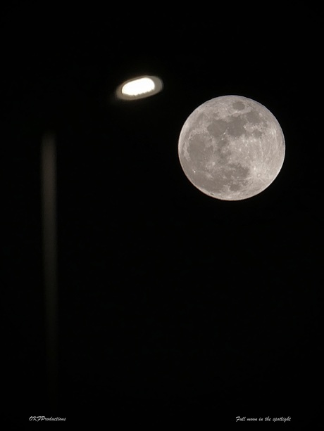 Fill moon in thé spotlight 
