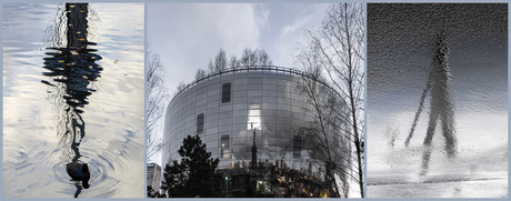 Rotterdam in spiegelvlucht