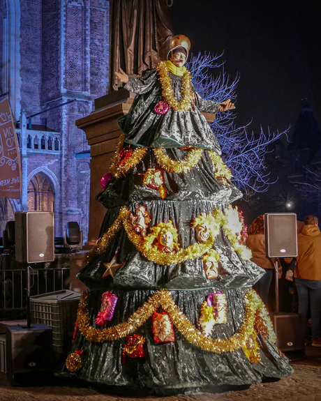 De zingende kerstboom