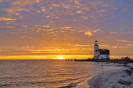 Paard van Marken bij dageraad