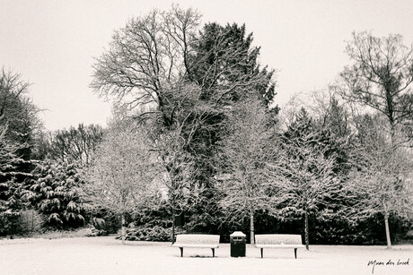 De leegte in winters weer