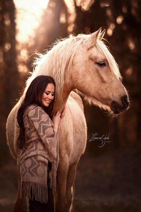 Romantische paardenfotografie