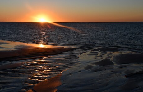 Zonsondergang op Schiermonnikoog