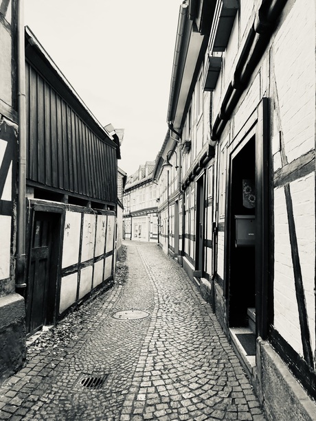 Mooie straatjes in Goslar 