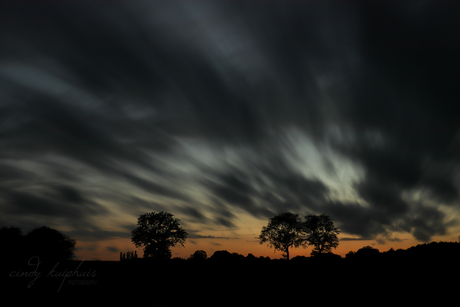 rond zonsondergang