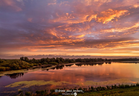 Alsof de natuur zelf een schilderij heeft gemaakt.