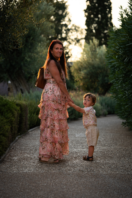 Samen met de kleinzoon 