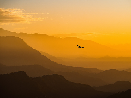 Flight above the Annapurna