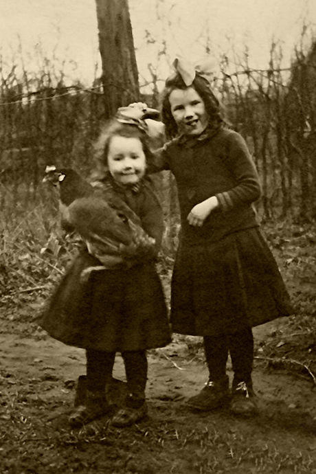 Twee zusjes.