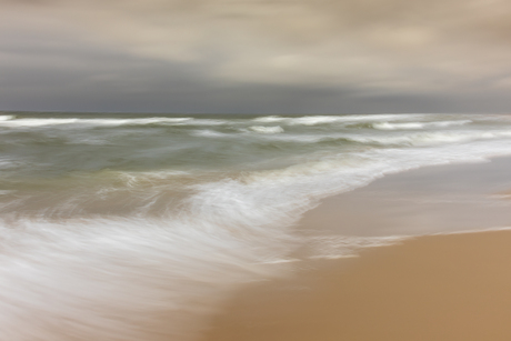 Spelen met ICM techniek op het strand van Renesse.