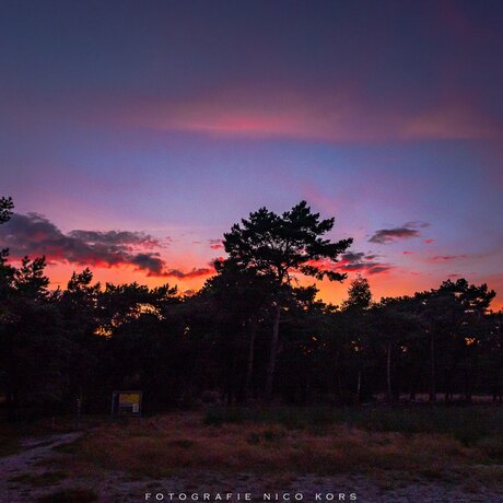 Zonsondergang in Weert