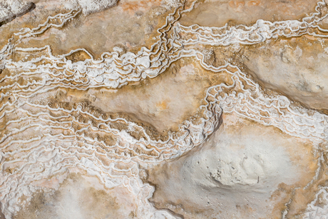 Structuur in kalksteen Pamukkale