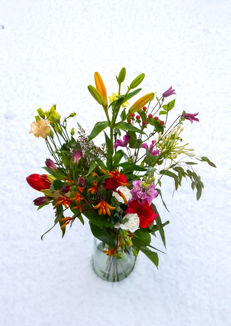 Toch een bloemetje in de tuin
