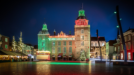 Kerst op de markt. 