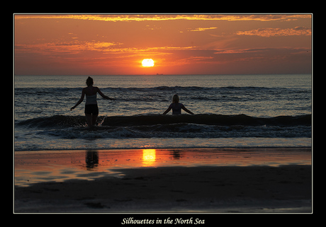 Silhouettes in the North Sea
