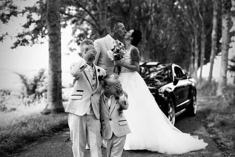 Stiekem een klein kusje