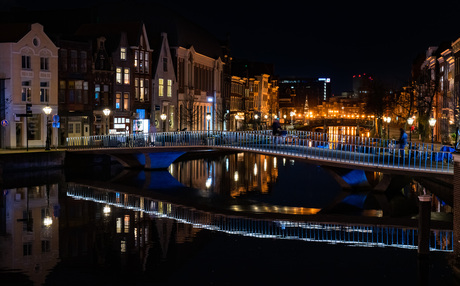 Catharinabrug bij nacht