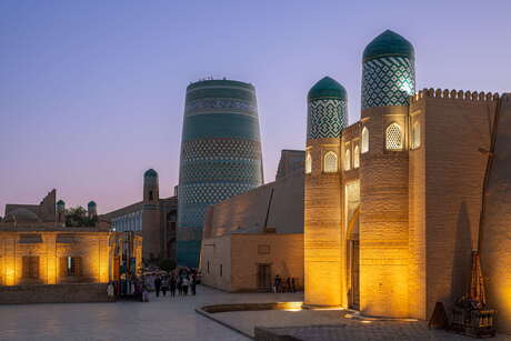 Khiva at night