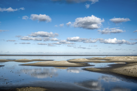 Wolken in het water....