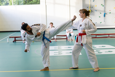 Taekwondo oefening