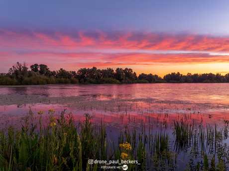 Zonsopgang boven Nijmeen