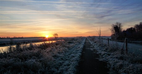 Mooie winterochtend