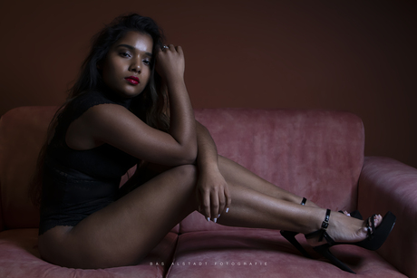 On the couch