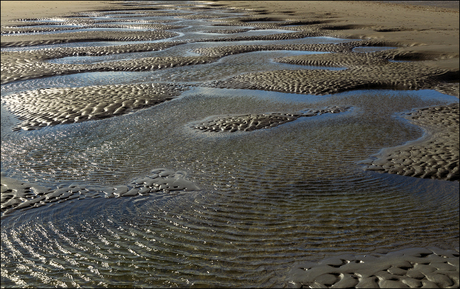 ribbels in het zand