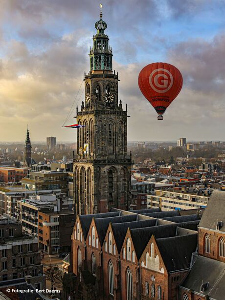 Er gaat tocht iets boven Groningen!