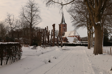 Jacobuskerk in de winter