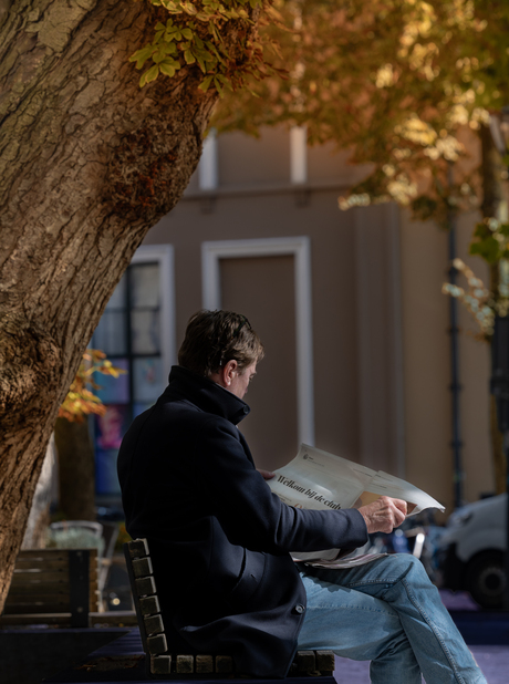 pauze     in het zonnetje 