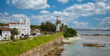 Vuurtoren in Galle, Sri Lanka