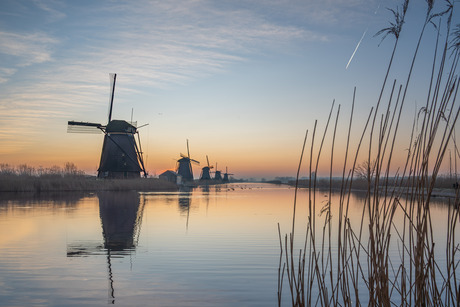 de molens van Kinderdijk