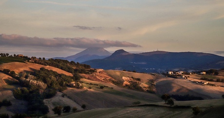 Italië Le marche Sunset