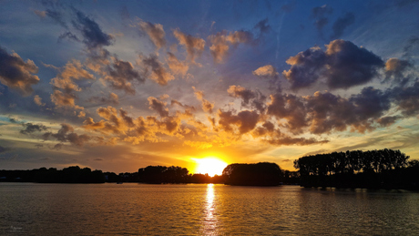 Zonsondergang Sloterplas