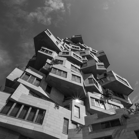 Zwart wit architectuur