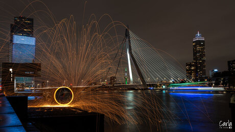 Lightpainting in Rotterdam