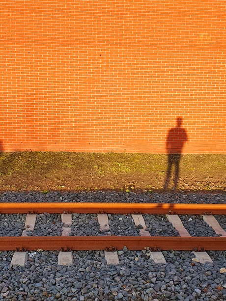 Wachtend op de trein