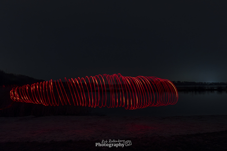 Eerste keer met lightpainting aan de slag geweest