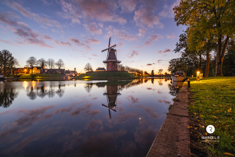 Dokkum voordat de zon opkwam 