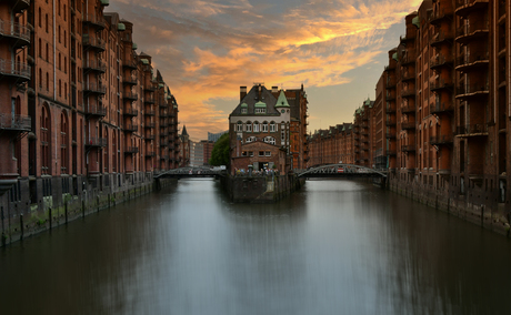 The scene of Hamburg