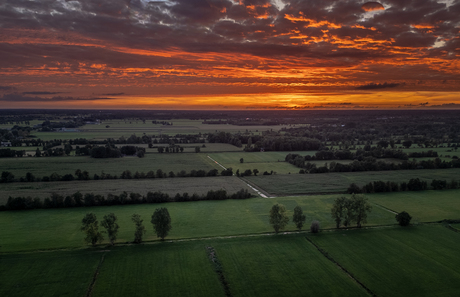 Fraaie zonsondergang