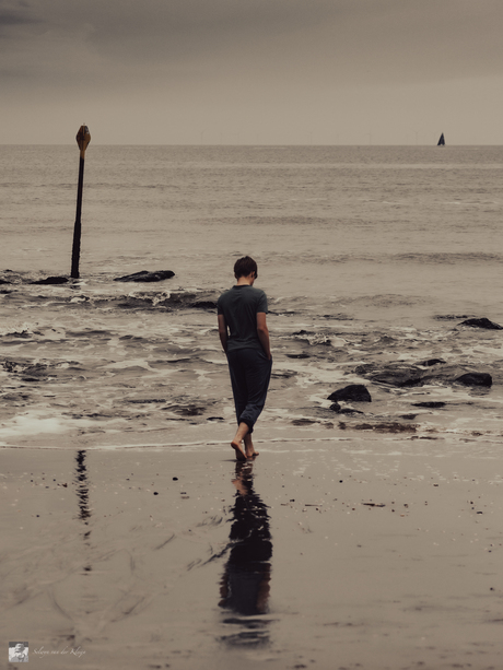 Dreamy walk on the beach