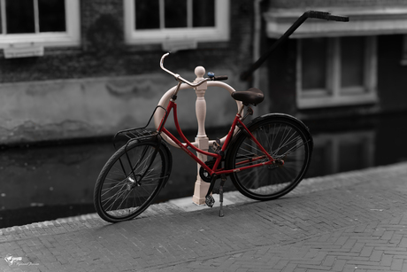 Grandma's red bike