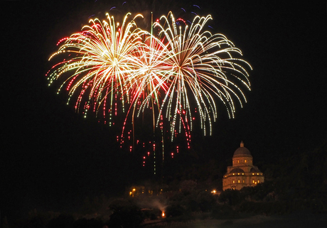 Vuurwerk in Todi