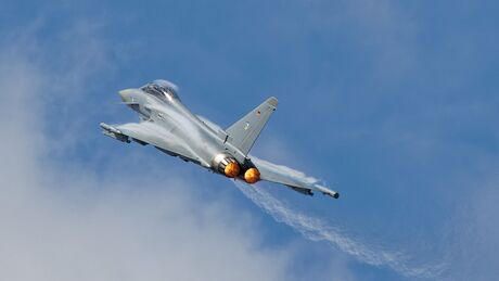 Eurofighter met een kuif