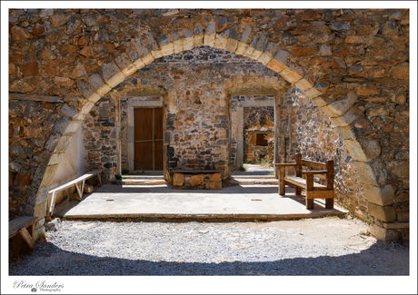 Inkijkje in huis op Spinalonga