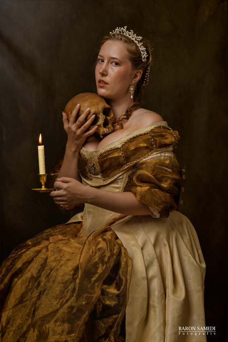 meisje met de Schedel