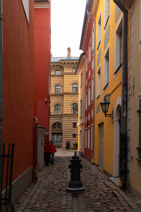 Smalle straatjes riga