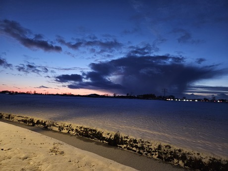 Naderende sneeuwstorm?